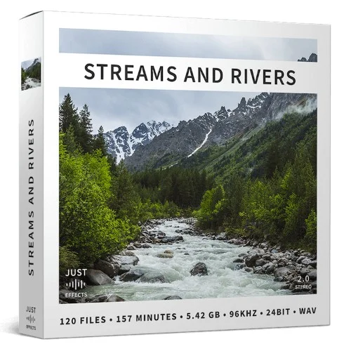 Just Sound Effects Streams and Rivers interface