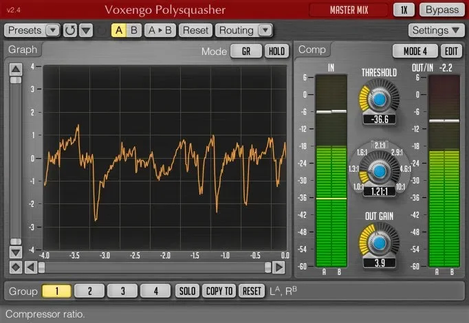 Voxengo Polysquasher interface