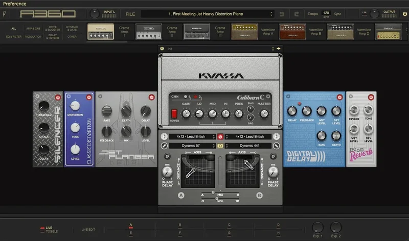 Kuassa Amplifikation 360 Bundle interface