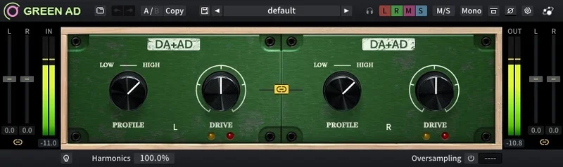 Three-Body Technology Deep Vintage Green AD interface