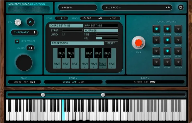 Nightfox Audio Rendition interface