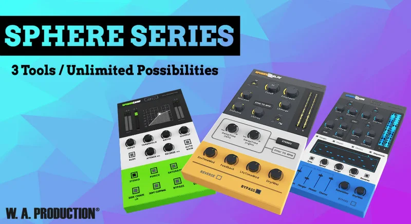 W. A. Production Sphere Series Bundle interface