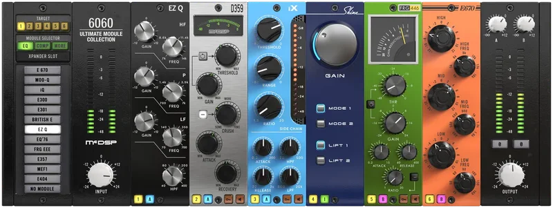 McDSP 6060 Ultimate Module Collection HD v7 interface