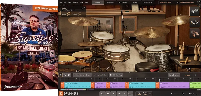 Toontrack EZX Signature - Part 2 interface