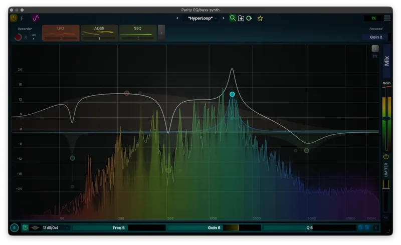 Stagecraft Software Parity EQ interface