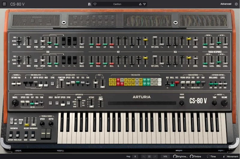 Arturia CS-80 V interface