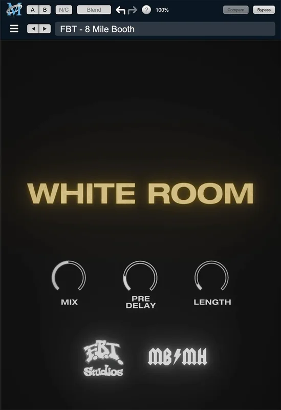 Metric Halo x Make Believe Studios White Room interface