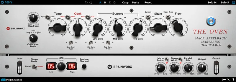 Maor Appelbaum Mastering & Hendyamps THE OVEN interface