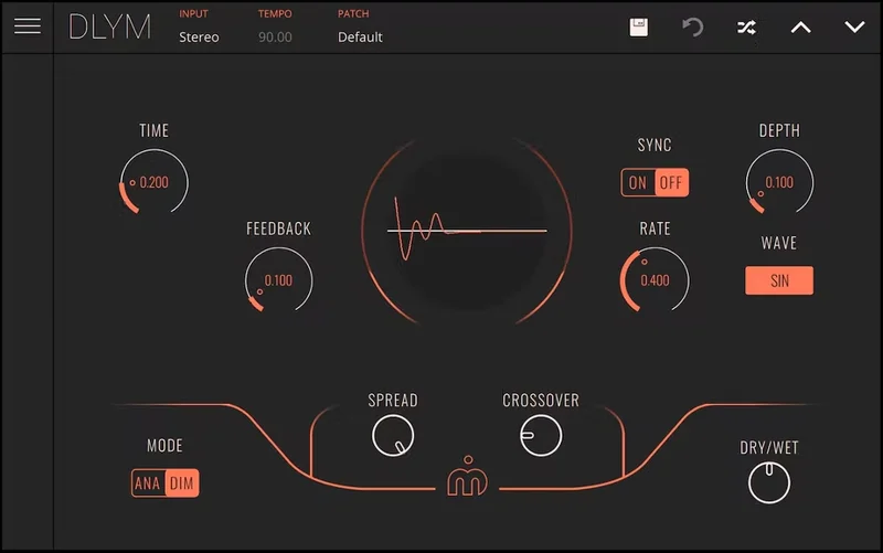 Imaginando DLYM - Delay Modulator interface