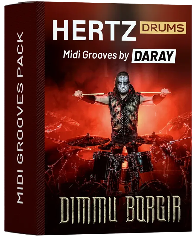 Hertz Drums Midi Grooves by Daray interface