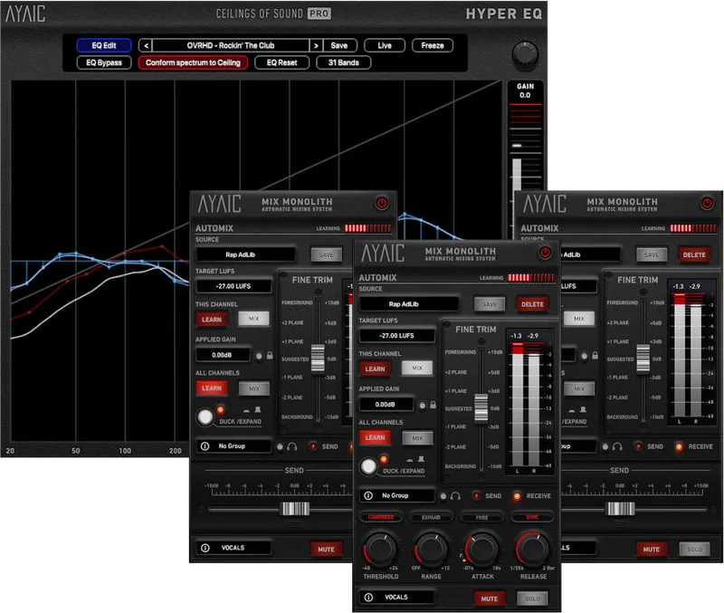 AYAIC ProMix Bundle interface