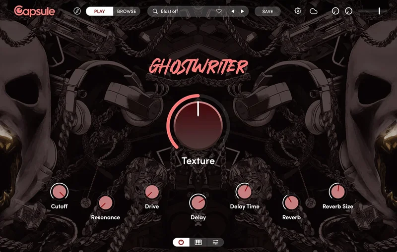 Capsule Ghostwriter interface
