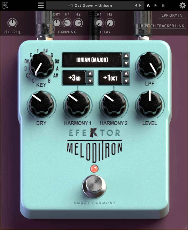 Kuassa Efektor Meloditron interface