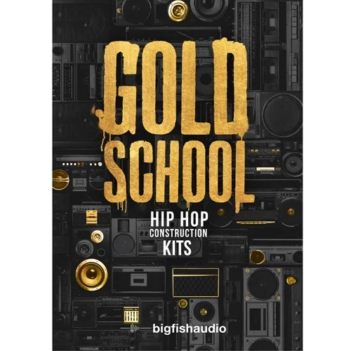 Big Fish Audio Gold School: Hip Hop Construction Kits interface