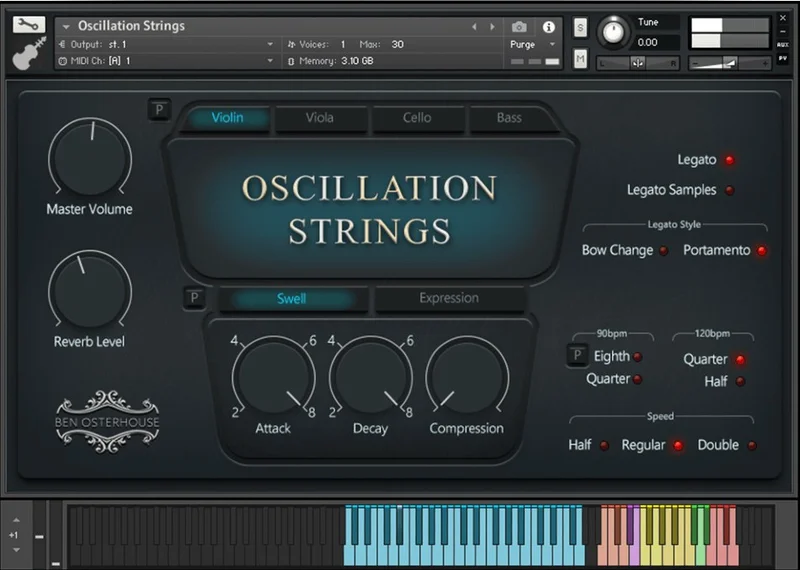 Ben Osterhouse Oscillation Strings interface