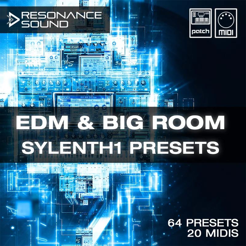 Resonance Sound EDM & Big Room Sylenth1 Presets interface
