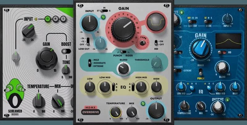 Waves MDMX Distortion Modules interface
