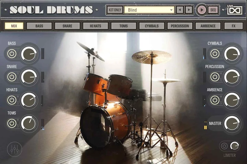 UVI Soul Drums interface