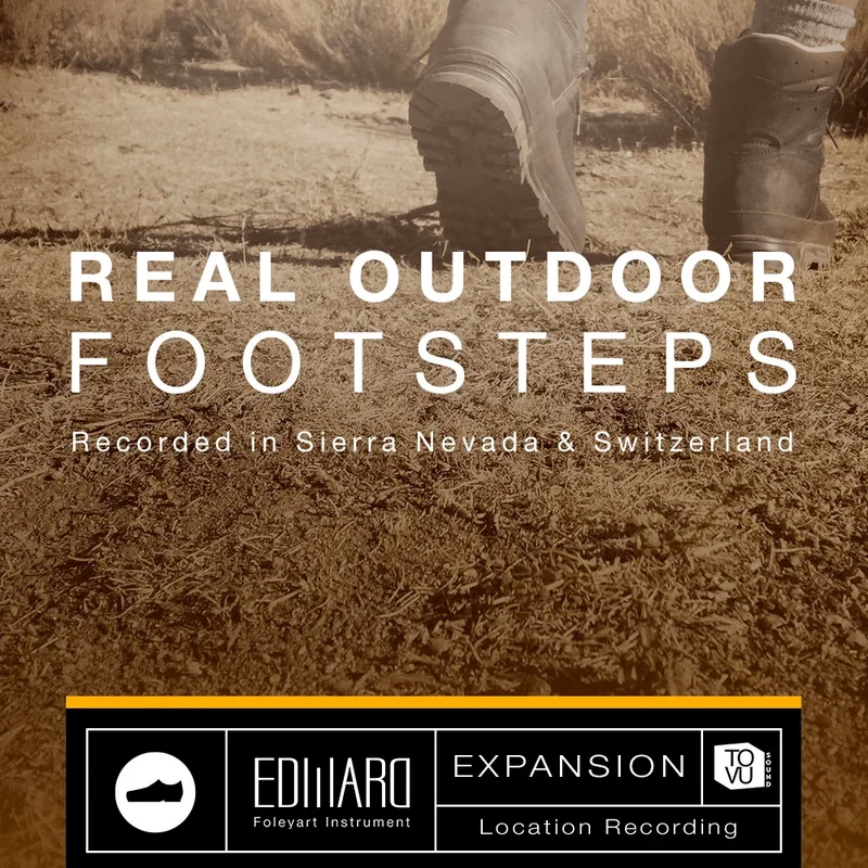 Tovusound Edward Foleyart Instrument Expansion: Real Outdoor Footsteps interface
