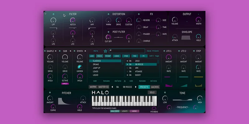DHPlugins HALO-2 Lite interface
