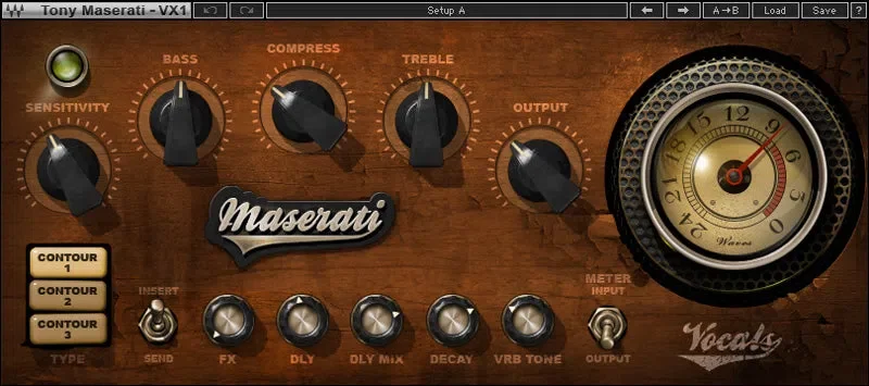 Waves Tony Maserati Signature Series interface