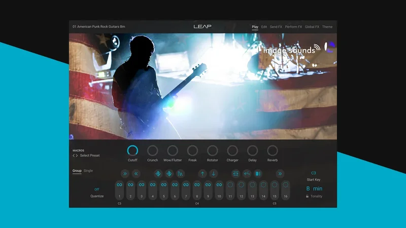 American Punk Rock Guitars interface