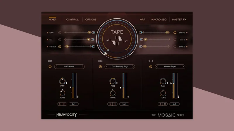 Mosaic Tape interface