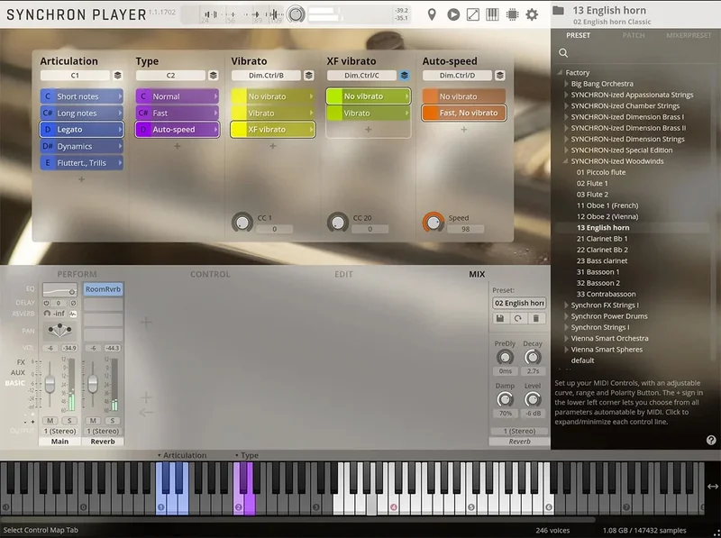 VSL Studio Overdrive interface