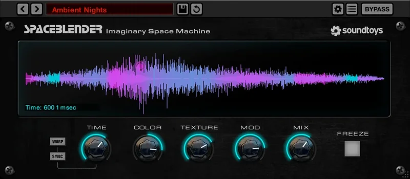Soundtoys SpaceBlender interface