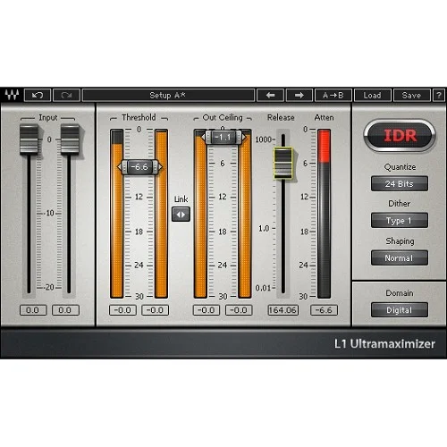 Waves L1 Ultramaximizer Native interface