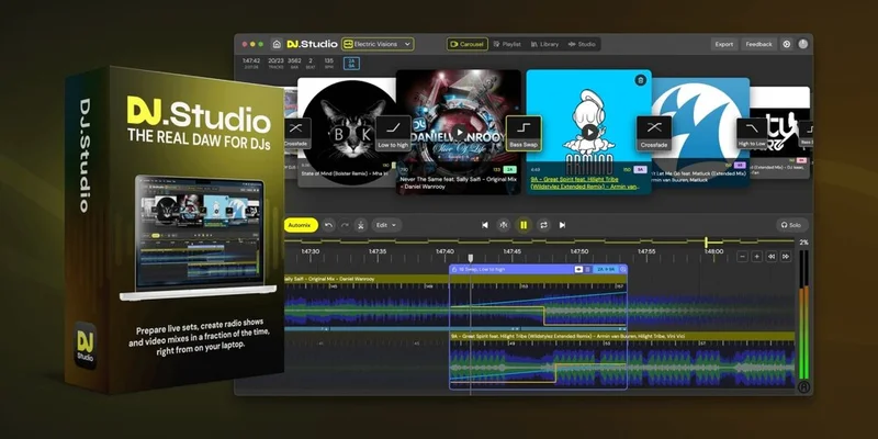 DJ.Studio DJ.STUDIO Studio Edition interface
