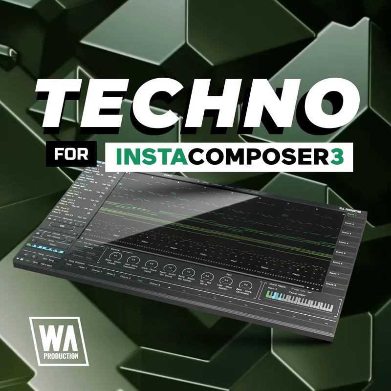 W. A. Production Techno for InstaComposer 3 interface