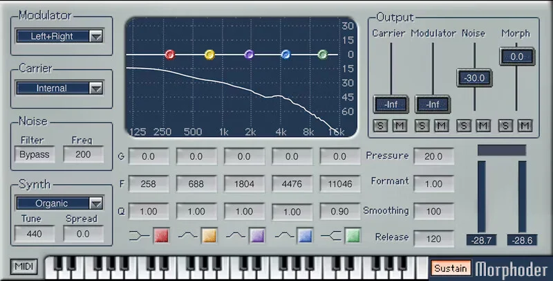 Waves Morphoder interface