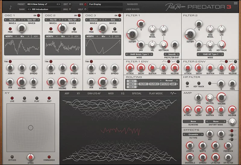 Rob Papen Predator 3 Upgrade from Predator 1 or 2 interface