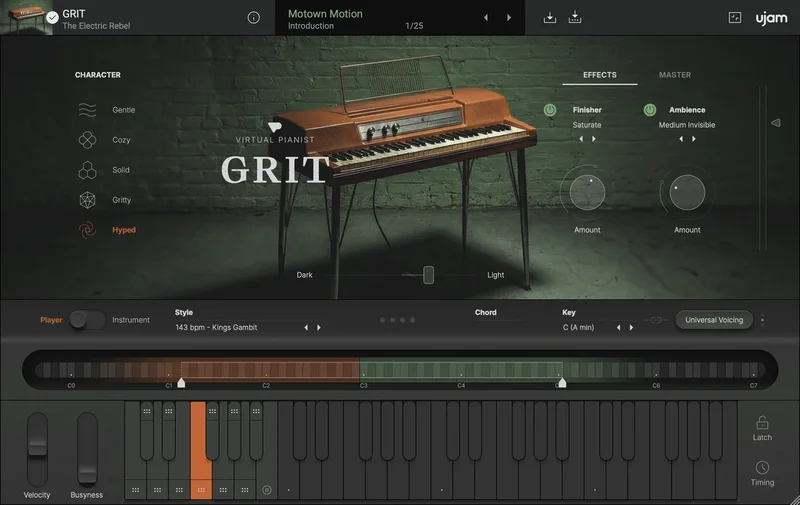 UJAM GRIT interface