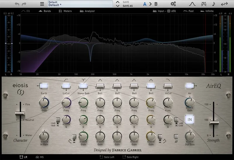 Slate Digital Eiosis AirEQ interface