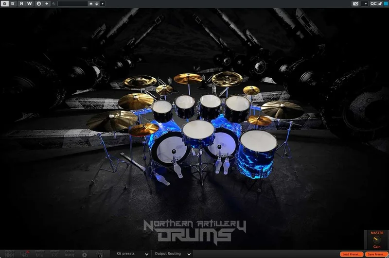 Ugritone Northern Artillery Drums interface