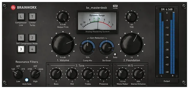 Universal Audio Brainworx bx_masterdesk interface