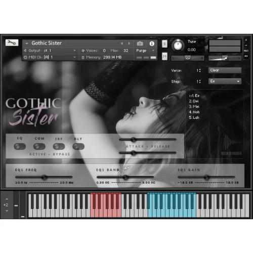 Bela D Media Gothic Sister interface