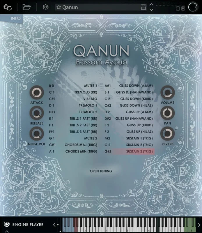 Engine Audio Qanun interface