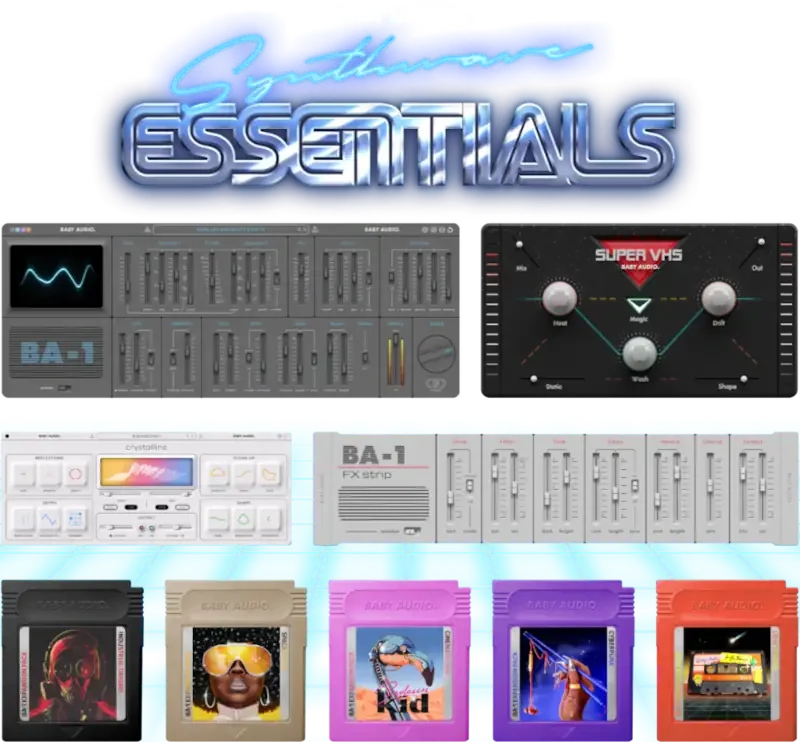 Baby Audio Synthwave Essentials Bundle interface