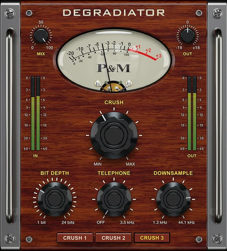 Plug and Mix Degradiator interface