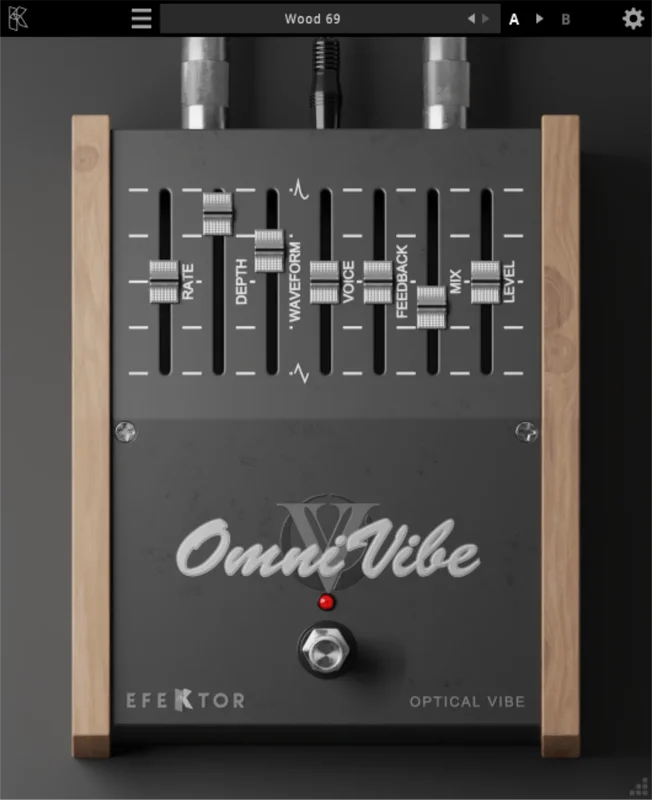 Kuassa Efektor Omnivibe Optical Vibe Machine interface