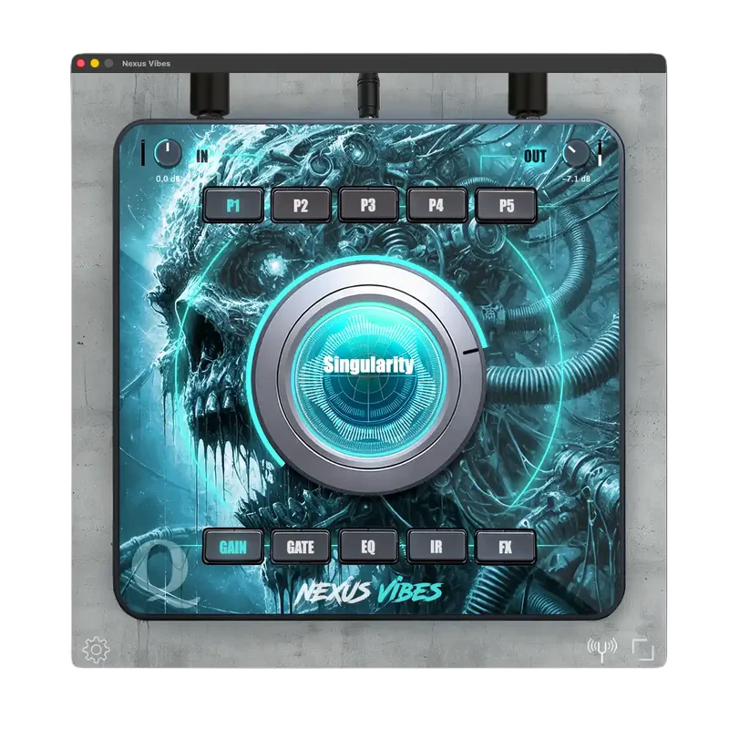 Quantum DSP Nexus Vibes interface