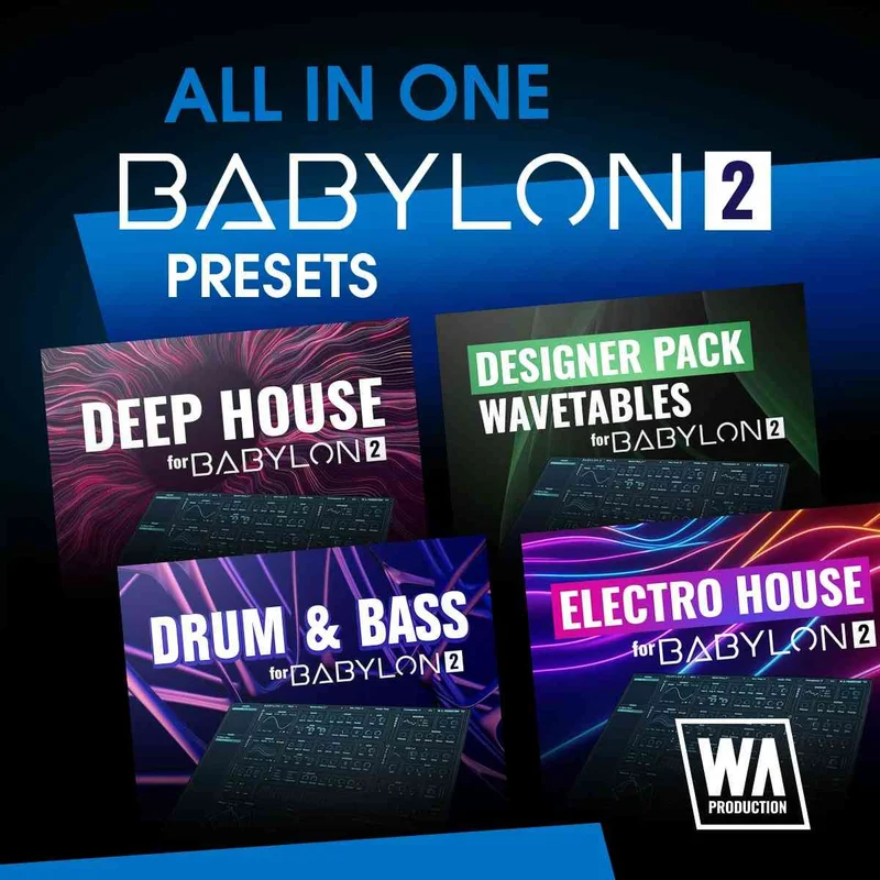 W. A. Production All In One: Babylon 2 Presets interface