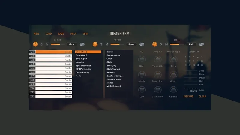 Strezov Sampling TUPANS X3M interface