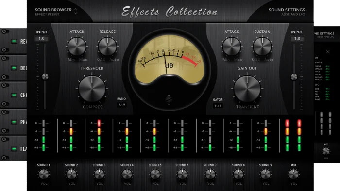 Muze Effects interface