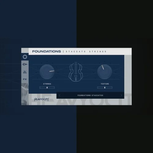 Heavyocity FOUNDATIONS Staccato Strings interface