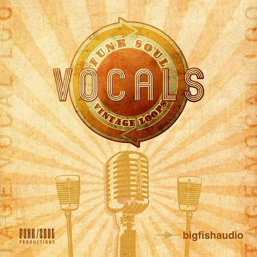 Big Fish Audio Funk Soul Vintage Vocal Loops interface