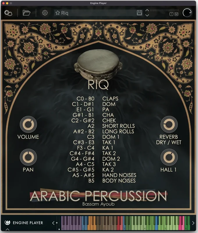 Best Service Arabic Percussion Riq interface